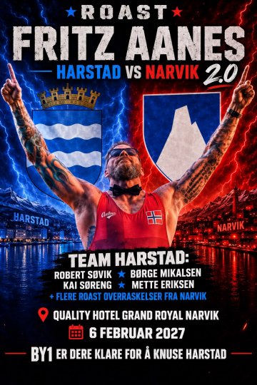 Roast - Fritz Aanes. Harstad VS Narvik 2.0